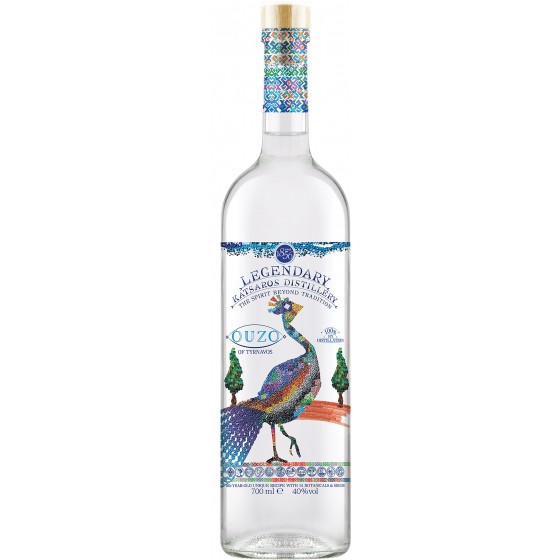 Ouzo of Tirnavos "legendary"  40°- Katsaros Family - 0.70 L