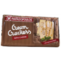 Carob cream crackers - Papadopoulou - 190 gr